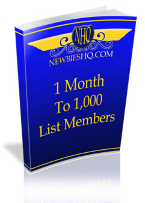 Product picture 1 Month to 1000 List Members MRR