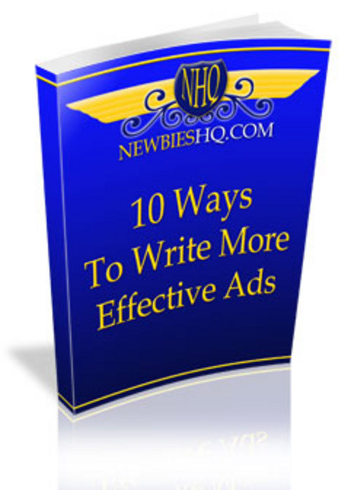 Product picture 10 Ways to Write More Effective Ads MRR